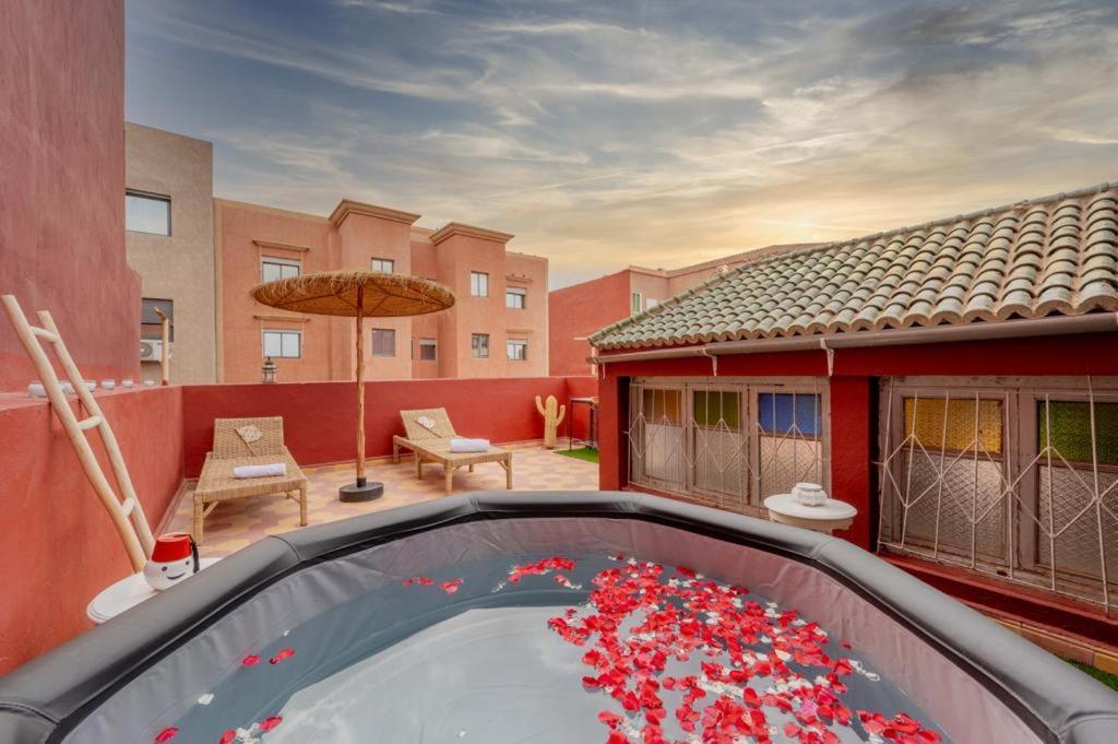 מרקש Rooftop Centre Ville Jacuzzi מראה חיצוני תמונה